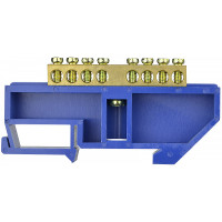 Шина нулевая ВС-4А с изолятором на DIN-рейку 8 отверстий АСКО-УКРЕМ (A0150120049)