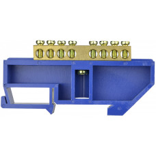 Шина нулевая ВС-4А с изолятором на DIN-рейку 8 отверстий АСКО-УКРЕМ (A0150120049)