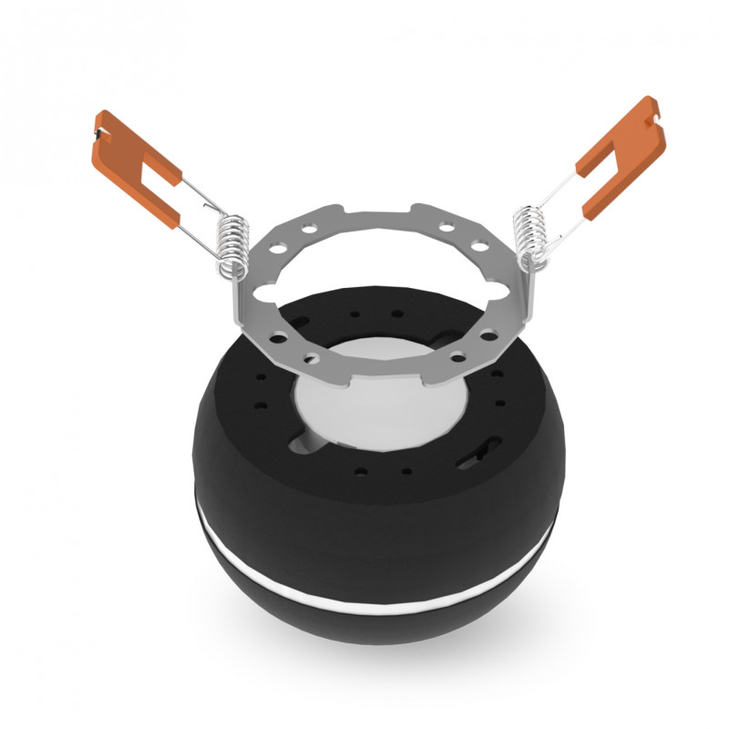 Светильник под лампу VIDEX GX53 универсальный черный (VL-SPF16A-B)