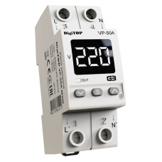 Реле напряжения DigiTOP на DIN-рейку VP-50A M2W 2 Модуля на DIN-рейке VP50AM2W