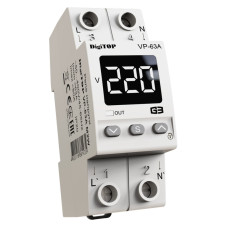 Реле напряжения DigiTOP на DIN-рейку VP-63A M2W 2 Модуля на DIN- рейке VP63AM2W
