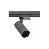 Трековый светильник 1-фазовый LIMA GU10 IP20 круглый черный GTV XLT-LMAGU10OC-NB