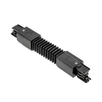 Соединитель электрический для шинопровода 3-фазового X-RAIL 249mm черный GTV XAE-LELUC-10