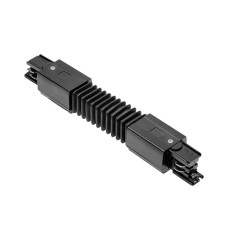 Соединитель электрический для шинопровода 3-фазового X-RAIL 249mm черный GTV XAE-LELUC-10