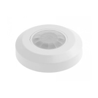 Датчик движения CR-8 макс 2000 Вт угол обнаружения 360° 8 м IP44 белый GTV CR-CR8000-00