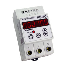 Реле времени DigiTOP РВ-6С (программированно-суточный режим) на DIN-рейку