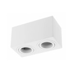 Потолочный светильник спот AVEIRO DUO BIS IP20 двойной квадратный черный GTV OS-AVB80160KW2-00