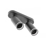 Потолочный светильник спот Solis алюминий 55x100 мм 2хIP20 GU10 макс 250 В 50/60 Гц черный GTV OS-SOL-2GU10-10