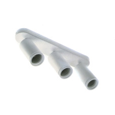 Потолочный светильник спот Solis алюминий 55x100 мм 3хIP20 GU10 макс 250 В 50/60 Гц белый GTV OS-SOL-3GU10-00