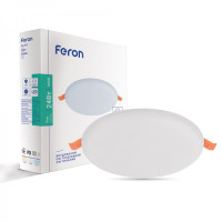 Светодиодный светильник AL701 24W 2400Lm 4000K круглый встроенный 170*20mm 01902