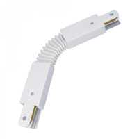 З'єднувач гнучкий для шинопроводу Feron LD1122 білий 40275