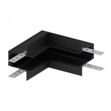 Соединитель внутренний угловой для низковольтного встроенного шинопровода Feron LD2005 черный 41982