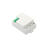 Датчик движения микроволновой SRC812 MINI2, макс 500 Вт угол обнаружения 360° 1-8 м, IP20 белый GTV AE-SRC812-MIN2