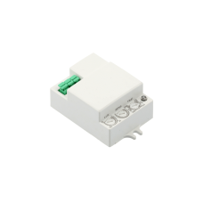 Датчик движения микроволновой SRC812 MINI2, макс 500 Вт угол обнаружения 360° 1-8 м, IP20 белый GTV AE-SRC812-MIN2