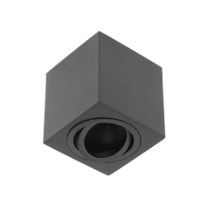 Потолочный светильник спот AVEIRO BIS IP20 квадратный черный GTV OS-AVB8090KW1-00