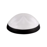 Светильник ERKA 1126-Black-B настенно-потолочный круглый черный/белый E27 IP 20