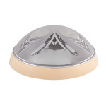 Светильник ERKA 1126-K настенно-потолочный круглый слоновая кость/прозрачный E27 IP 20