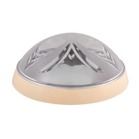 Светильник ERKA 1126-K настенно-потолочный круглый слоновая кость/прозрачный E27 IP 20