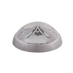 Светильник ERKA 1126-S настенно-потолочный круглый серебро/прозрачный E27 IP 20