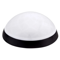 Светильник ERKA 1127-Black-B настенно-потолочный круглый черный/белый E27 IP 20