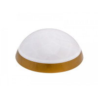 Светильник ERKA 1127-GB настенно-потолочный круглый золото/белый E27 IP 20