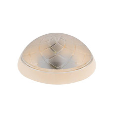 Светильник ERKA 1127-K настенно-потолочный круглый слоновая кость/прозрачный E27 IP 20