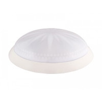 Світильник ERKA 1149-B настінно-стельовий круглий білий/білий 2xЕ27 IP20