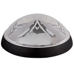 Светильник ERKA 1126-Black настенно-потолочный круглый черный/прозрачный E27 IP 20