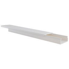 Кабельный канал пластиковый СКИМ 40х16/2000мм белый (2м)  С2110117