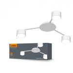 Светильник под лампу VIDEX 3хGX53 накладной белый (VL-SPF20B-W)