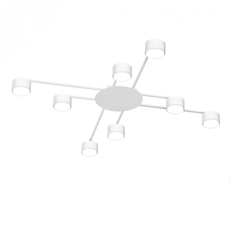 Світильник під лампу VIDEX 8хGX53 накладний білий (VL-SPF22B-W)