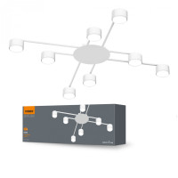 Светильник под лампу VIDEX 8хGX53 накладной белый (VL-SPF22B-W)