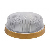 Светильник ERKA 1102-G настенно-потолочный круглый золото/прозрачный E27 IP 20