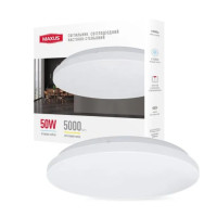 Светильник светодиодный настенно-потолочный Maxus Ceiling light 50W 4100K C (круг) 1-MCL-5041-01-C