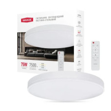 Світильник світлодіодний настінно-стельовий Maxus Functional Ceiling light 75 W 3CCT (коло) 1-SDL-001