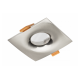 Корпус точечного светильника ALESSIO IP54 квадратный сатин GTV OP-ALSKW-52
