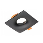 Корпус светильника точечного AURORA IP20 квадратный черный GTV OP-AURKWC-00