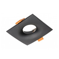 Корпус светильника точечного AURORA IP20 квадратный черный GTV OP-AURKWC-00