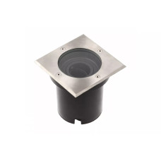 Наземный светильник BETA-K с регулировкой GU10 IP67 квадратный инокс GTV ON-BETAKGU10RK-06