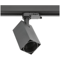 Светильник трековый LIMA GU10 макс 20 Вт AC220-240В 50-60 Гц IP20 IK08 квадратный черный GTV XLD-LMAGU10KC-NB