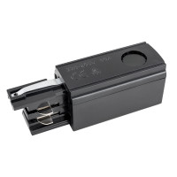 Заглушка для питания шинопровода 3-фазового 98x35mm правая черная GTV XAE-KZASPC-10