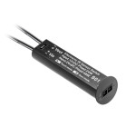 Датчик движения 2-х функциональный с димером 12-24V DC 12V max 24W 24V max 48W черный GTV AE-WBCUNI-10DIM