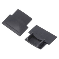 Заглушка стандартная для врезного профиля PA-GLAXMW-AL черный матовый 10шт GTV PA-ZASGLAXMW-20M