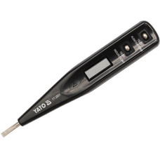 Индикатор напряжения YATO 12-250 V контрольный LCD цифровой серый  (YT-2861)