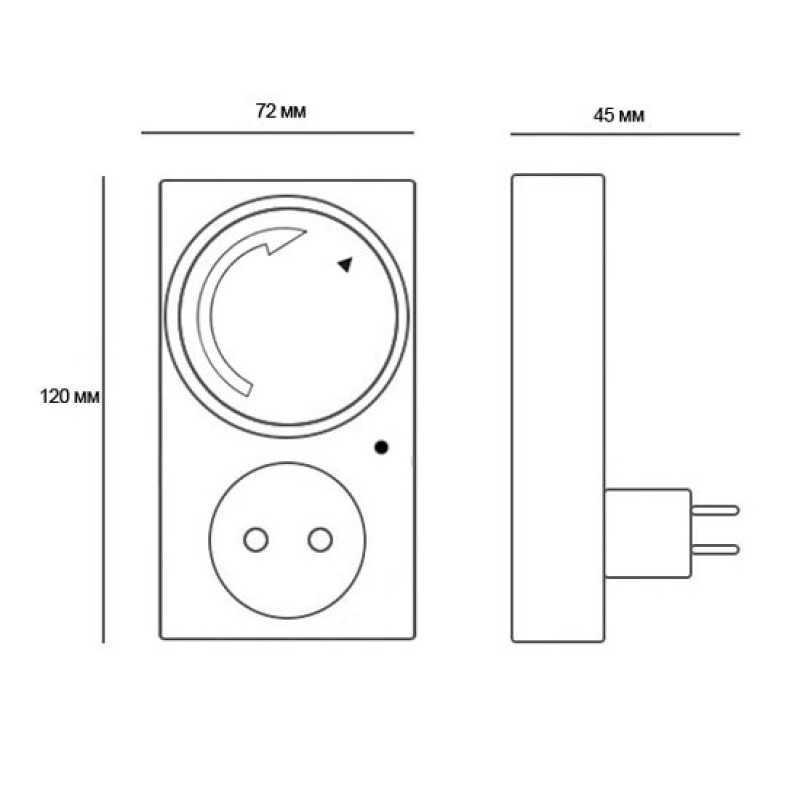 Таймер суточный механический LEMANSO LM660
