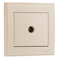 Розетка TV конечная Rain Крем (703-0388-130)