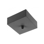 Стельова кришка для світильників 80x80x30mm алюміній чорна GTV AE-MAS80X80-00