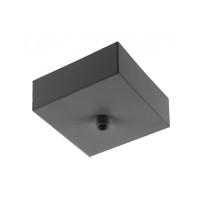 Потолочная крышка для светильников 80x80x30mm алюминий черный GTV AE-MAS80X80-00