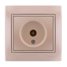 Розетка Mira Перл/Бел.Перамутр ТV проходная 701-3030-129