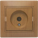 Розетка Mira дуб классический TV 1-я проходная 701-5151-129